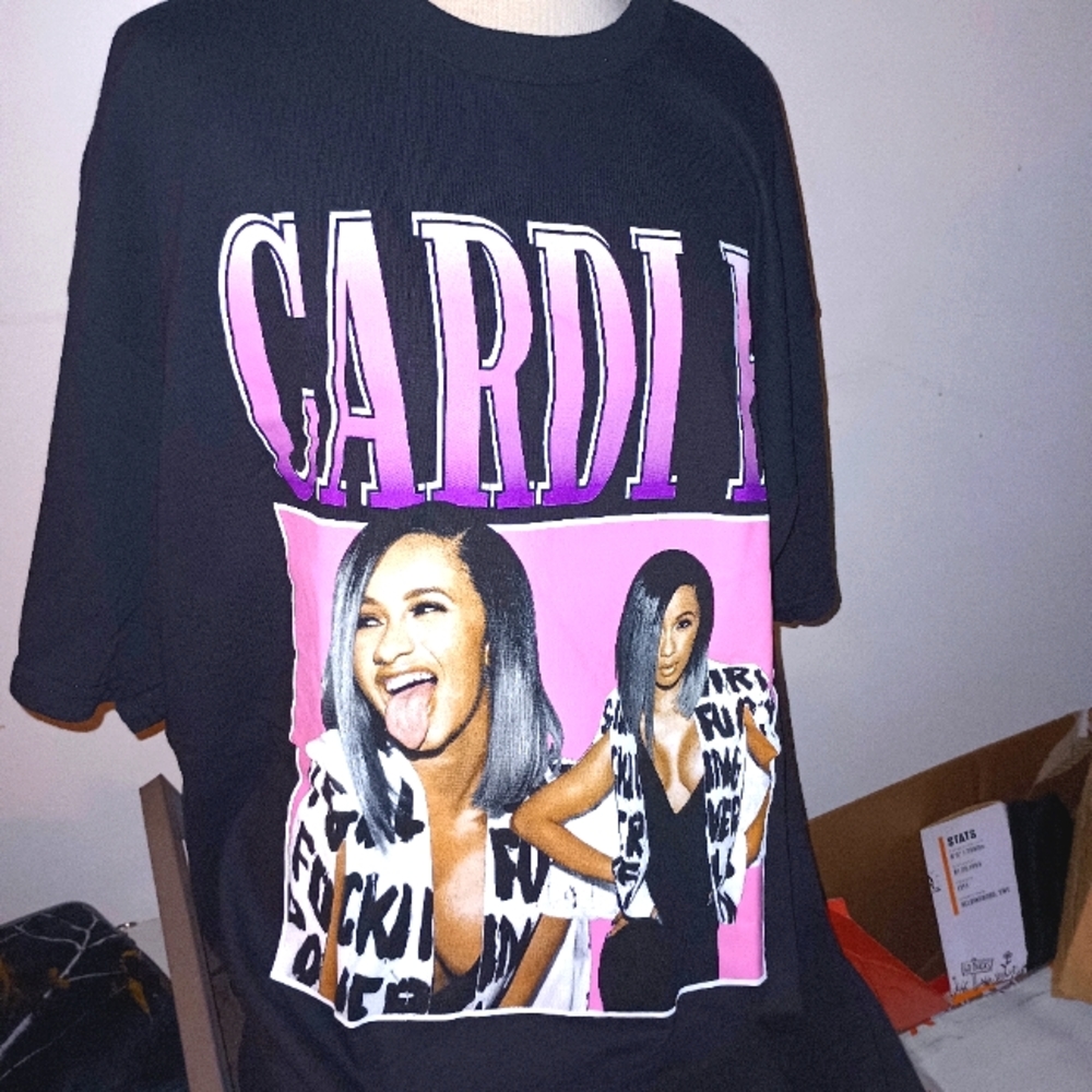 Cardi B large men's tshirt